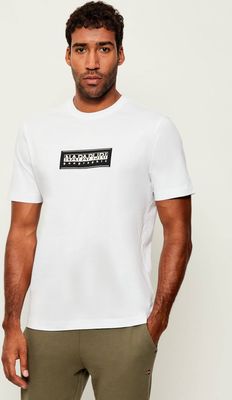 T-shirt męski na wiosnę młodzieżowy Napapijri ze sklepu: Gomez Fashion Store w kategorii: T-shirty męskie - zdjęcie 874714-BD9-10338_NA255M000037002