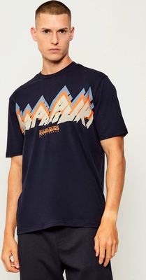 Napapijri - T-shirt męski młodzieżowy ze sklepu: Gomez Fashion Store w kategorii: T-shirty męskie - zdjęcie 874714-BD9-10338_NA255M000045176