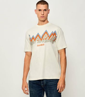 T-shirt męski na wiosnę Napapijri ze sklepu: Gomez Fashion Store w kategorii: T-shirty męskie - zdjęcie 874714-BD9-10338_NA255M000045380