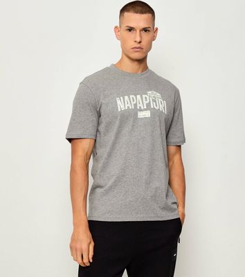 Napapijri - T-shirt męski na wiosnę ze sklepu: Gomez Fashion Store w kategorii: T-shirty męskie - zdjęcie 874714-BD9-10338_NA255M000048160