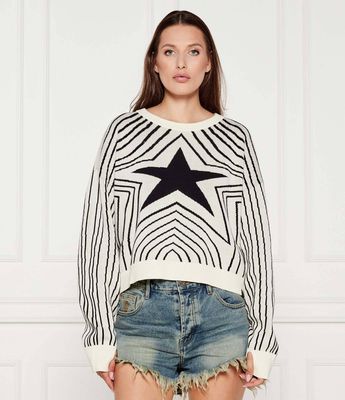 Sweter damski na zimę One Teaspoon ze sklepu: Gomez Fashion Store w kategorii: Swetry damskie - zdjęcie 874714-BD9-10338_OE254W000001072