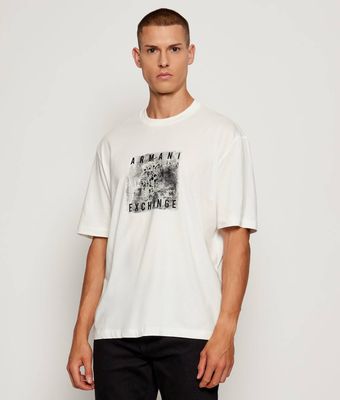 T-shirt męski wiosenny Armani Exchange ze sklepu: Gomez Fashion Store w kategorii: T-shirty męskie - zdjęcie 874714-BD9-10338_AX255M000104H83