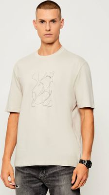 Armani Exchange - T-shirt męski na wiosnę młodzieżowy ze sklepu: Gomez Fashion Store w kategorii: T-shirty męskie - zdjęcie 874714-BD9-10338_AX255M000110J64