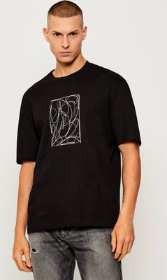 T-shirt męski młodzieżowy wiosenny Armani Exchange ze sklepu: Gomez Fashion Store w kategorii: T-shirty męskie - zdjęcie 874714-BD9-10338_AX255M000110H50