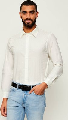 Koszula męska z klasycznym kołnierzykiem Armani Exchange ze sklepu: Gomez Fashion Store w kategorii: Koszule męskie - zdjęcie 874714-BD9-10338_AX255M000121H83