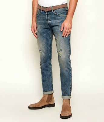DONDUP - made in Italy - Jeansy męskie wiosenne ze sklepu: Gomez Fashion Store w kategorii: Jeansy męskie - zdjęcie 874714-BD9-10338_DN255M000008800