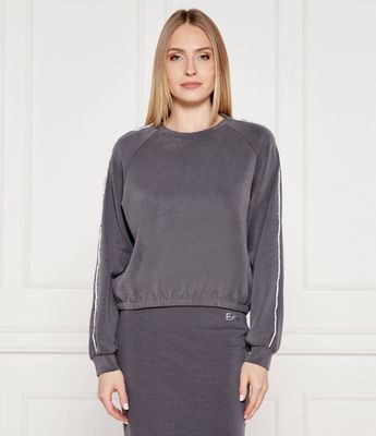 Bluza damska casual jesienna EA7 ze sklepu: Gomez Fashion Store w kategorii: Bluzy damskie - zdjęcie 874714-BD9-10338_E7255W000021E72