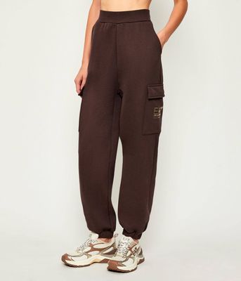 Spodnie damskie w sportowym stylu EA7 ze sklepu: Gomez Fashion Store w kategorii: Spodnie damskie - zdjęcie 874714-BD9-10338_E7255W000007E55