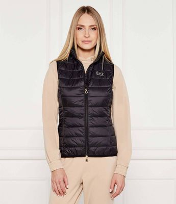 Kamizelka damska jesienna EA7 ze sklepu: Gomez Fashion Store w kategorii: Kamizelki damskie - zdjęcie 874714-BD9-10338_E7255W000040C51