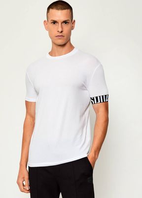 T-shirt męski casual Dsquared2 ze sklepu: Gomez Fashion Store w kategorii: T-shirty męskie - zdjęcie 874714-BD9-10338_DB254M000007110