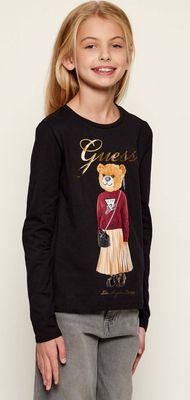 Guess - Bluzka dziewczęca na jesień ze sklepu: Gomez Fashion Store w kategorii: Bluzki dziewczęce