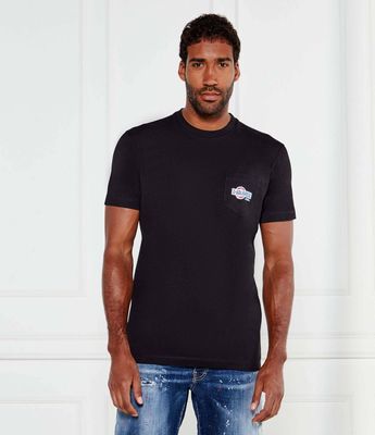 T-shirt męski wiosenny Dsquared2 ze sklepu: Gomez Fashion Store w kategorii: T-shirty męskie - zdjęcie 874714-BD9-10338_DQ254M000055900