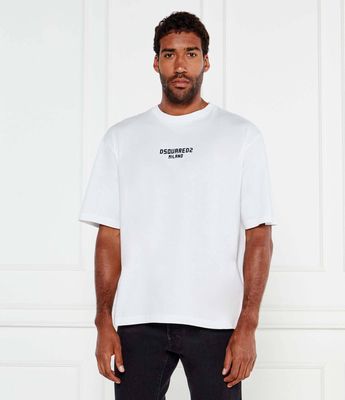 T-shirt męski młodzieżowy Dsquared2 ze sklepu: Gomez Fashion Store w kategorii: T-shirty męskie - zdjęcie 874714-BD9-10338_DQ254M000056966