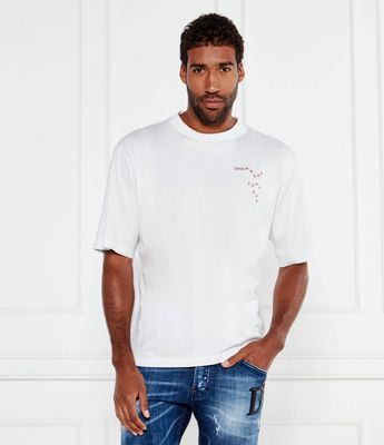 T-shirt męski Dsquared2 ze sklepu: Gomez Fashion Store w kategorii: T-shirty męskie - zdjęcie 874714-BD9-10338_DQ254M000050100