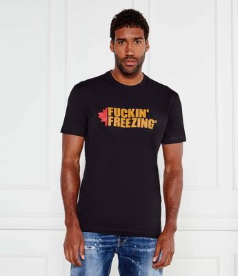 T-shirt męski młodzieżowy Dsquared2 ze sklepu: Gomez Fashion Store w kategorii: T-shirty męskie - zdjęcie 874714-BD9-10338_DQ254M000066900