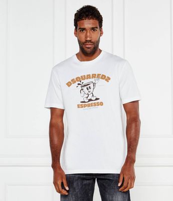 T-shirt męski wiosenny Dsquared2 ze sklepu: Gomez Fashion Store w kategorii: T-shirty męskie - zdjęcie 874714-BD9-10338_DQ254M000068100