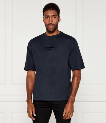 Dsquared2 - T-shirt męski casualowy na wiosnę ze sklepu: Gomez Fashion Store w kategorii: T-shirty męskie - zdjęcie 874714-BD9-10338_DQ254M000056028