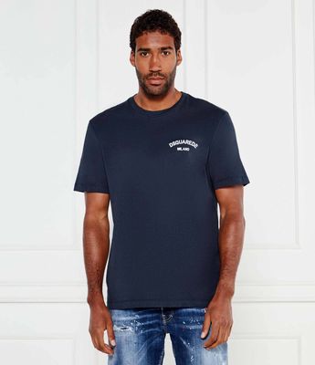 T-shirt męski na wiosnę Dsquared2 ze sklepu: Gomez Fashion Store w kategorii: T-shirty męskie - zdjęcie 874714-BD9-10338_DQ254M000037478