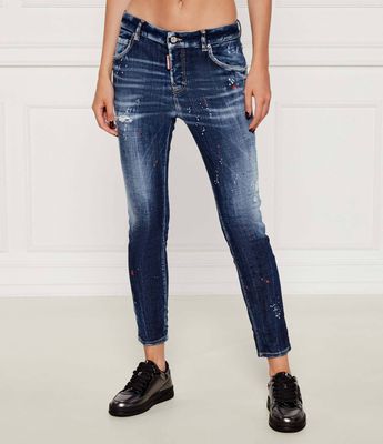 Jeansy damskie w miejskim stylu Dsquared2 ze sklepu: Gomez Fashion Store w kategorii: Jeansy damskie - zdjęcie 874714-BD9-10338_DQ254W000004470