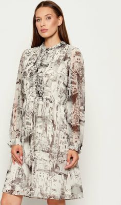 Marc Cain - Sukienka casual ze sklepu: Gomez Fashion Store w kategorii: Sukienki - zdjęcie 874714-BD9-10338_CR255W000013182