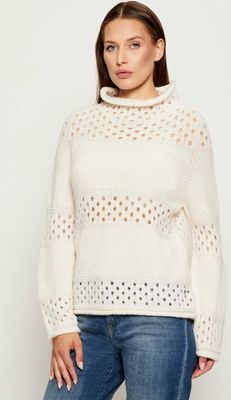 Sweter damski casual Marc Cain ze sklepu: Gomez Fashion Store w kategorii: Swetry damskie - zdjęcie 874714-BD9-10338_CR255W000040110
