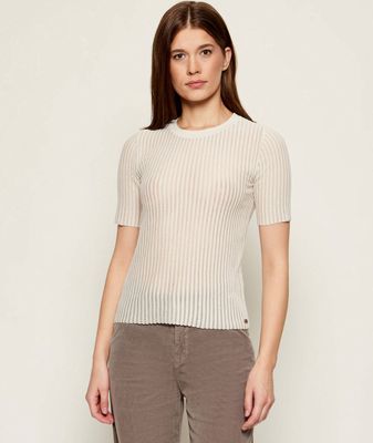 Sweter damski na zimę Marc Cain ze sklepu: Gomez Fashion Store w kategorii: Swetry damskie - zdjęcie 874714-BD9-10338_CR255W000042182