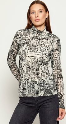 Bluzka damska casual Marc Cain ze sklepu: Gomez Fashion Store w kategorii: Bluzki damskie - zdjęcie 874714-BD9-10338_CR255W000047182