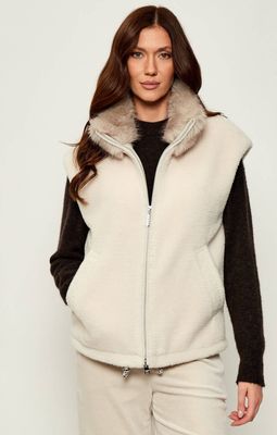 Kamizelka damska casual Marc Cain ze sklepu: Gomez Fashion Store w kategorii: Kamizelki damskie - zdjęcie 874714-BD9-10338_CR255W000049182