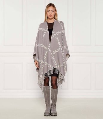 Ponczo casualowe wiosenne Liu Jo ze sklepu: Gomez Fashion Store w kategorii: Poncza - zdjęcie 874714-BD9-10338_LC255W000053T67