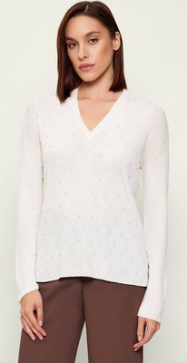 Sweter damski casualowy Liu Jo ze sklepu: Gomez Fashion Store w kategorii: Swetry damskie - zdjęcie 874714-BD9-10338_LJ255W000004701