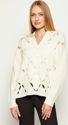 Sweter damski na zimę Liu Jo ze sklepu: Gomez Fashion Store w kategorii: Swetry damskie - zdjęcie 874714-BD9-10338_LJ255W000006701