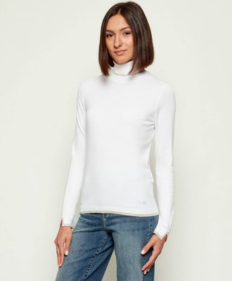 Liu Jo - Sweter damski ze sklepu: Gomez Fashion Store w kategorii: Swetry damskie - zdjęcie 874714-BD9-10338_LJ255W000020701