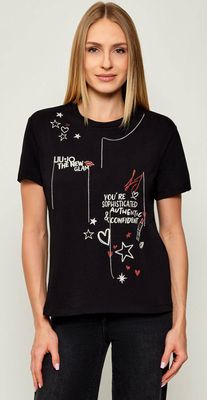 Bluzka damska Liu Jo ze sklepu: Gomez Fashion Store w kategorii: Bluzki damskie - zdjęcie 874714-BD9-10338_LJ255W000025W27