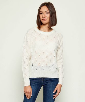 Sweter damski Liu Jo ze sklepu: Gomez Fashion Store w kategorii: Swetry damskie - zdjęcie 874714-BD9-10338_LJ255W000042701