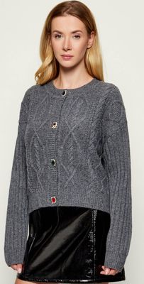 Sweter damski casual Liu Jo ze sklepu: Gomez Fashion Store w kategorii: Swetry damskie - zdjęcie 874714-BD9-10338_LJ255W000043050