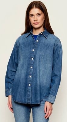 Koszula damska na wiosnę Calvin Klein Jeans ze sklepu: Gomez Fashion Store w kategorii: Koszule damskie - zdjęcie 874714-BD9-10338_CJ255W000093Y90