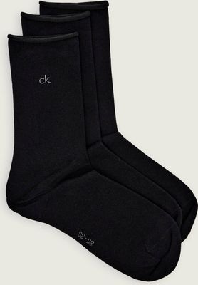 Skarpetki damskie gładkie Calvin Klein ze sklepu: Gomez Fashion Store w kategorii: Skarpetki damskie - zdjęcie 874714-BD9-10338_CK255W000169001