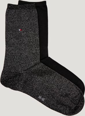Skarpetki damskie bez wzorów Tommy Hilfiger ze sklepu: Gomez Fashion Store w kategorii: Skarpetki damskie - zdjęcie 874714-BD9-10338_TH255W000277111