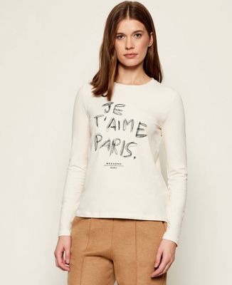 Bluzka damska jesienna Weekend MaxMara ze sklepu: Gomez Fashion Store w kategorii: Bluzki damskie - zdjęcie 874714-BD9-10338_MW255W000046005