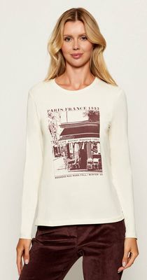 Bluzka damska wiosenna Weekend MaxMara ze sklepu: Gomez Fashion Store w kategorii: Bluzki damskie - zdjęcie 874714-BD9-10338_MW255W000047006