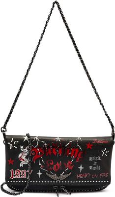 Kopertówka elegancka Zadig&Voltaire ze sklepu: Gomez Fashion Store w kategorii: Kopertówki - zdjęcie 874714-BD9-10338_ZV255W000018109