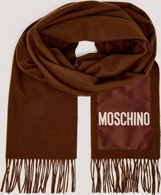 Szalik/chusta Moschino ze sklepu: Gomez Fashion Store w kategorii: Szaliki i chusty damskie - zdjęcie 874714-BD9-10338_MO255W000011005