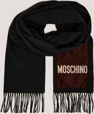 Szalik/chusta Moschino ze sklepu: Gomez Fashion Store w kategorii: Szaliki i chusty damskie - zdjęcie 874714-BD9-10338_MO255W000011116