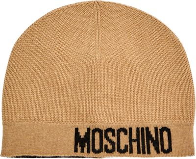 Czapka zimowa damska Moschino ze sklepu: Gomez Fashion Store w kategorii: Czapki zimowe damskie - zdjęcie 874714-BD9-10338_MO255W000013003