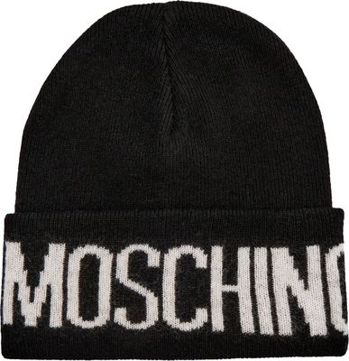 Czapka zimowa damska Moschino ze sklepu: Gomez Fashion Store w kategorii: Czapki zimowe damskie - zdjęcie 874714-BD9-10338_MO255W000014116