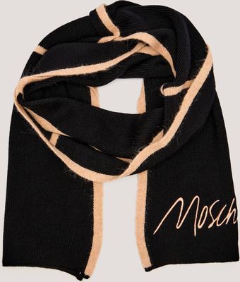 Szalik/chusta Moschino ze sklepu: Gomez Fashion Store w kategorii: Szaliki i chusty damskie - zdjęcie 874714-BD9-10338_MO255W000017116