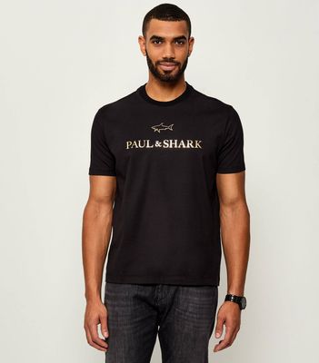 T-shirt męski na wiosnę młodzieżowy Paul&Shark ze sklepu: Gomez Fashion Store w kategorii: T-shirty męskie - zdjęcie 874714-BD9-10338_PU255M000004A06