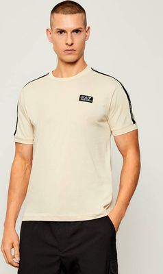 T-shirt męski casual EA7 ze sklepu: Gomez Fashion Store w kategorii: T-shirty męskie - zdjęcie 874714-BD9-10338_E7255M000053F27