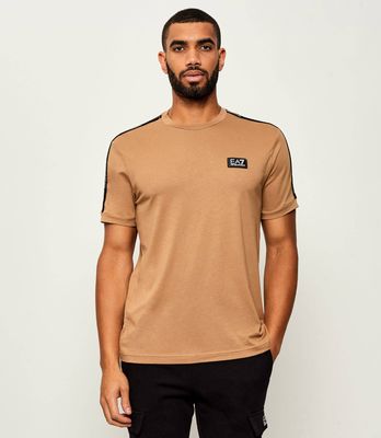 T-shirt męski casual EA7 ze sklepu: Gomez Fashion Store w kategorii: T-shirty męskie - zdjęcie 874714-BD9-10338_E7255M000053F28