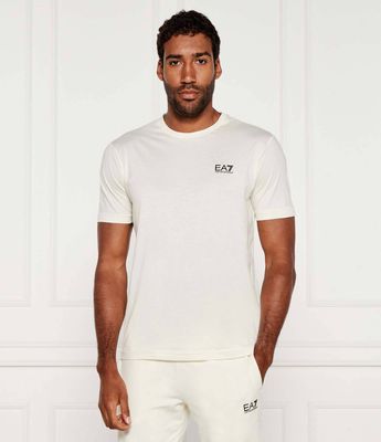 T-shirt męski casualowy wiosenny EA7 ze sklepu: Gomez Fashion Store w kategorii: T-shirty męskie - zdjęcie 874714-BD9-10338_E7255M000073F39